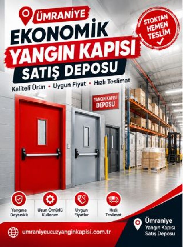 Ümraniye Ekonomik Yangın Kapısı Satış Deposu | Uygun Fiyatlı Yangın Kapıları